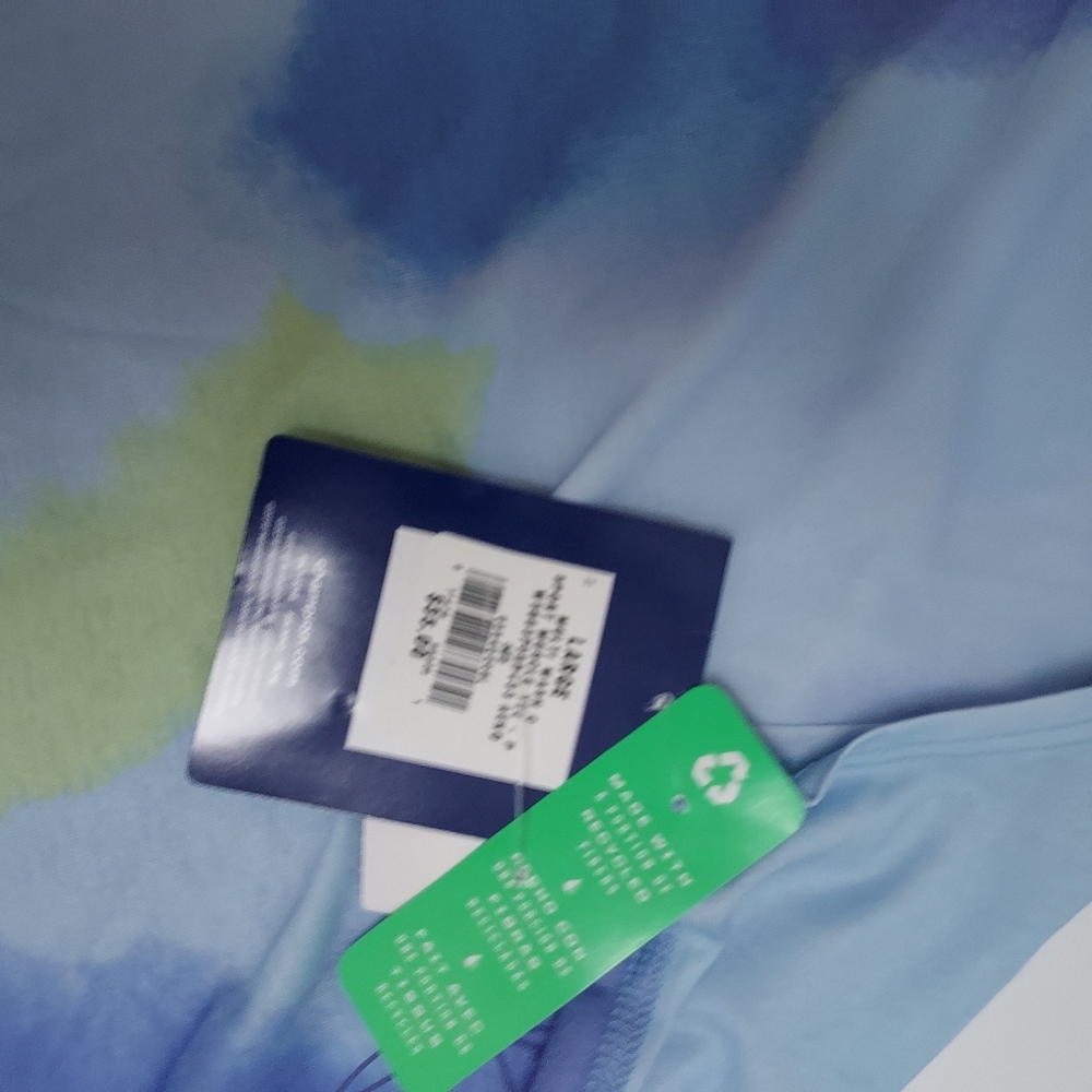 New Blue Dyed Champion Double Dry Muscle T-shirt Size Large - Picture 4 of 6